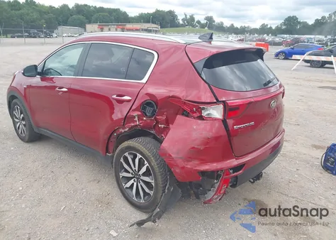 2017 Kia Sportage Ex z USA, uszkodzony, nr VIN KNDPNCAC1H7052587